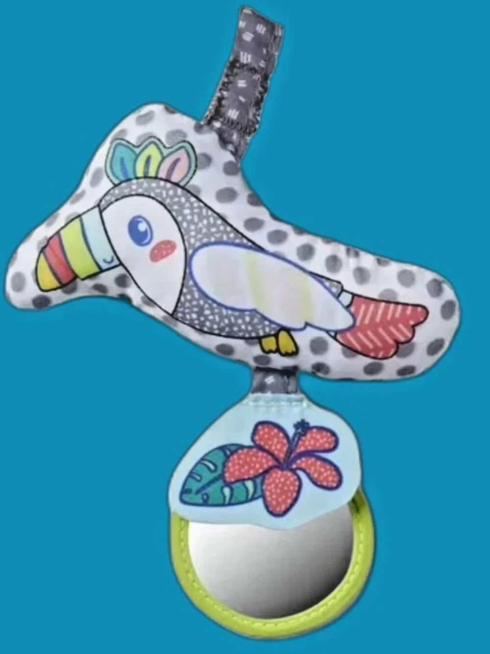 Infantino 2-in-1 Tummy Time & Seated Support Prop Pillow Toucan Gym NIB